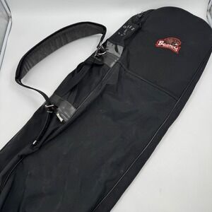 Jones Golf Black Travel Cover Bag Beavers Logo Padded Strap Luggage